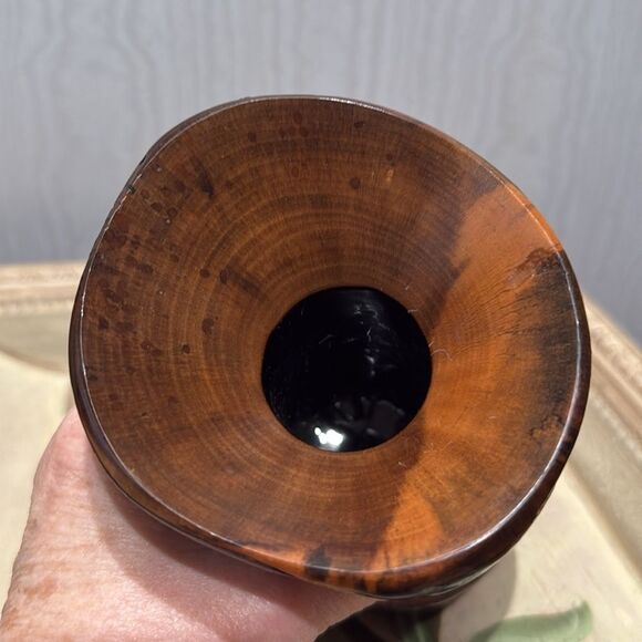 Rustic Oregon Myrtlewood Bud Vase - Picture 5 of 11